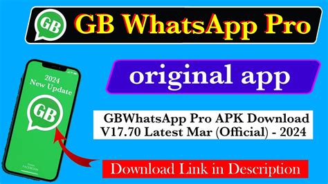 GBWhatsApp Pro APK V17.70 Download For Android (2024).
